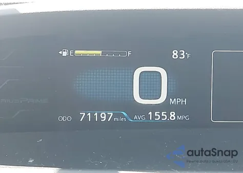 2017 Toyota Prius Prime Advanced z USA, uszkodzony, nr VIN JTDKARFP3H3011826